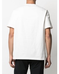 T-shirt à col rond imprimé blanc Moncler Genius x Craig Green