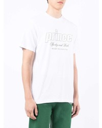 T-shirt à col rond imprimé blanc Sporty & Rich