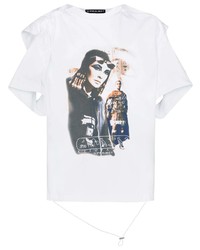T-shirt à col rond imprimé blanc Y/Project