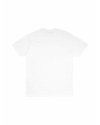 T-shirt à col rond imprimé blanc Supreme