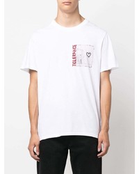 T-shirt à col rond imprimé blanc Zadig & Voltaire