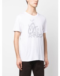 T-shirt à col rond imprimé blanc Zadig & Voltaire