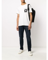 T-shirt à col rond imprimé blanc Zadig & Voltaire