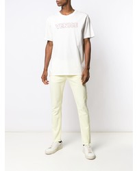 T-shirt à col rond imprimé blanc Zadig & Voltaire