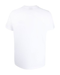 T-shirt à col rond imprimé blanc PS Paul Smith