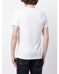 T-shirt à col rond imprimé blanc PS Paul Smith