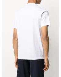 T-shirt à col rond imprimé blanc PS Paul Smith