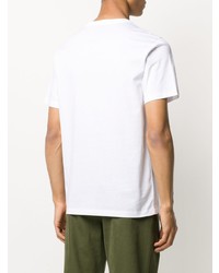 T-shirt à col rond imprimé blanc PS Paul Smith