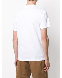 T-shirt à col rond imprimé blanc PS Paul Smith