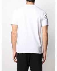 T-shirt à col rond imprimé blanc PS Paul Smith