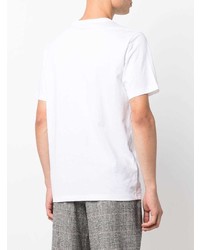 T-shirt à col rond imprimé blanc PS Paul Smith