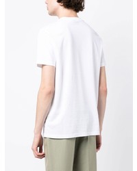 T-shirt à col rond imprimé blanc PS Paul Smith