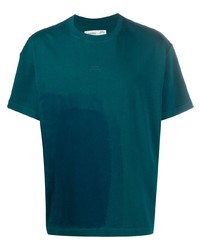 T-shirt à col rond imprimé bleu canard A-Cold-Wall*
