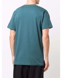 T-shirt à col rond imprimé bleu canard Ambush