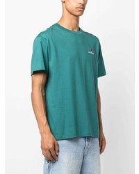 T-shirt à col rond imprimé bleu canard New Balance