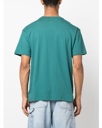 T-shirt à col rond imprimé bleu canard New Balance