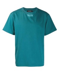 T-shirt à col rond imprimé bleu canard Misbhv