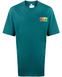 T-shirt à col rond imprimé bleu canard Napa By Martine Rose