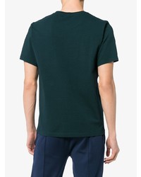 T-shirt à col rond imprimé bleu canard Kenzo