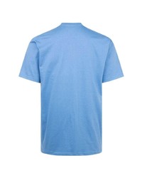 T-shirt à col rond imprimé bleu clair Supreme