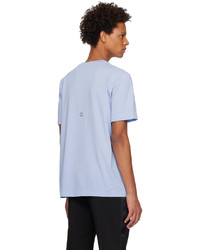 T-shirt à col rond imprimé bleu clair 1017 Alyx 9Sm