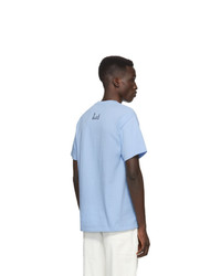 T-shirt à col rond imprimé bleu clair Noah NYC