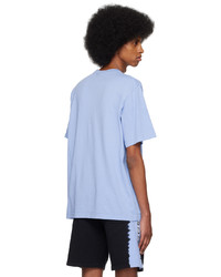 T-shirt à col rond imprimé bleu clair Noon Goons