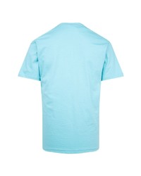 T-shirt à col rond imprimé bleu clair Supreme