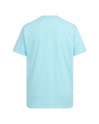 T-shirt à col rond imprimé bleu clair Supreme