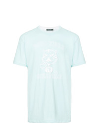 T-shirt à col rond imprimé bleu clair GUILD PRIME