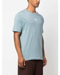 T-shirt à col rond imprimé bleu clair Each X Other