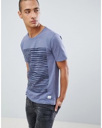 T-shirt à col rond imprimé bleu clair ONLY & SONS