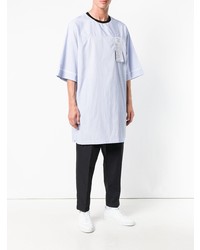 T-shirt à col rond imprimé bleu clair 3.1 Phillip Lim