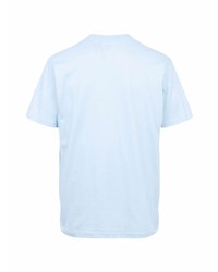 T-shirt à col rond imprimé bleu clair Supreme