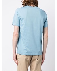 T-shirt à col rond imprimé bleu clair PS Paul Smith