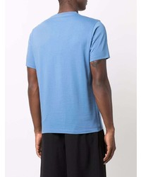 T-shirt à col rond imprimé bleu clair Kenzo