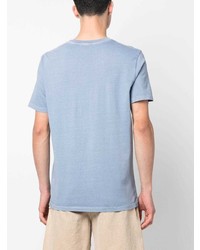 T-shirt à col rond imprimé bleu clair Zadig & Voltaire