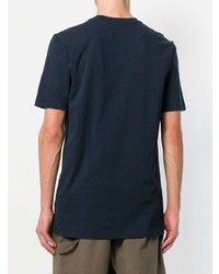 T-shirt à col rond imprimé bleu marine et blanc 3.1 Phillip Lim