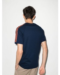 T-shirt à col rond imprimé bleu marine adidas