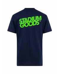 T-shirt à col rond imprimé bleu marine Stadium Goods