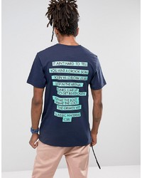 T-shirt à col rond imprimé bleu marine Cayler & Sons