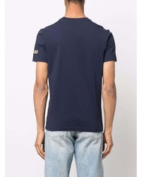 T-shirt à col rond imprimé bleu marine Kenzo