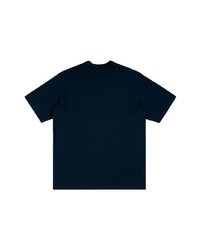 T-shirt à col rond imprimé bleu marine Supreme