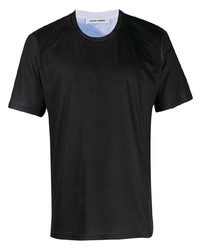 T-shirt à col rond imprimé bleu marine Craig Green