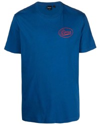 T-shirt à col rond imprimé bleu marine Deus Ex Machina