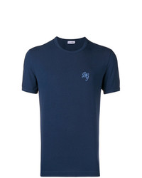 T-shirt à col rond imprimé bleu marine Dolce & Gabbana Underwear