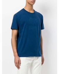 T-shirt à col rond imprimé bleu marine Closed
