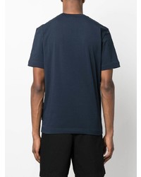 T-shirt à col rond imprimé bleu marine Calvin Klein