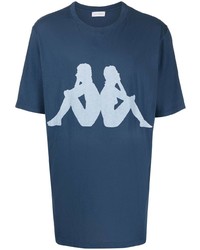 T-shirt à col rond imprimé bleu marine Faith Connexion