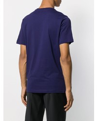 T-shirt à col rond imprimé bleu marine PS Paul Smith